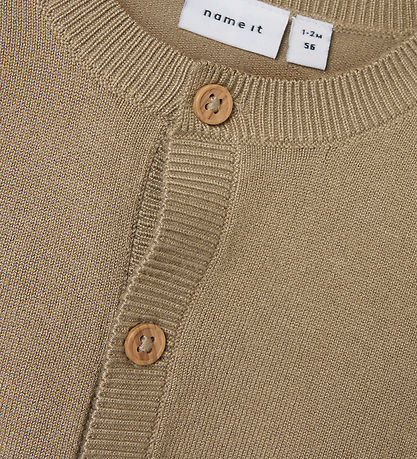 Name It Cardigan - Strik - NbmRasomme - WeatheRød Teak