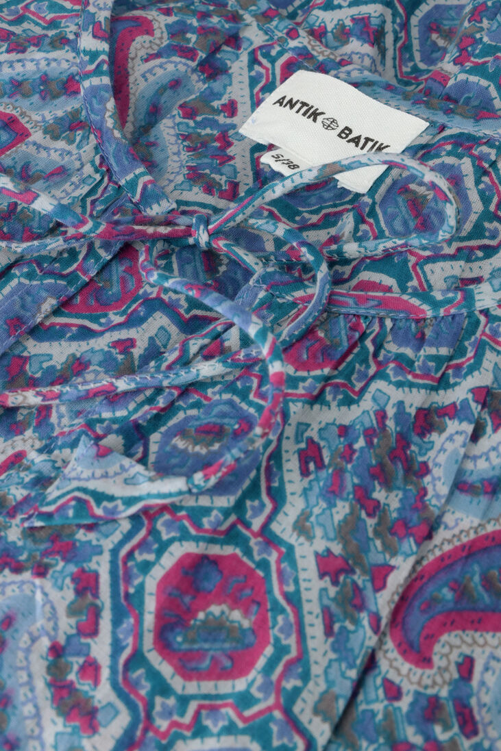 multi antik batik maxi jurk zena long dress