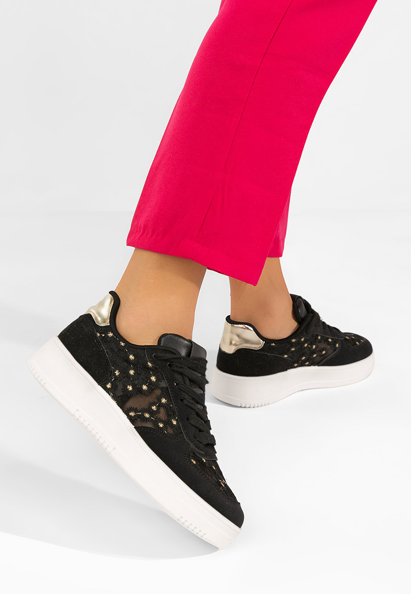 Baskets pour femme noirs Beckie