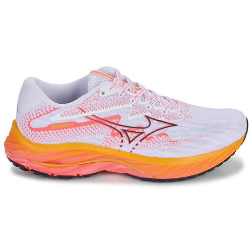 Mizuno - WAVE RIDER 27 - Blanc / Orange