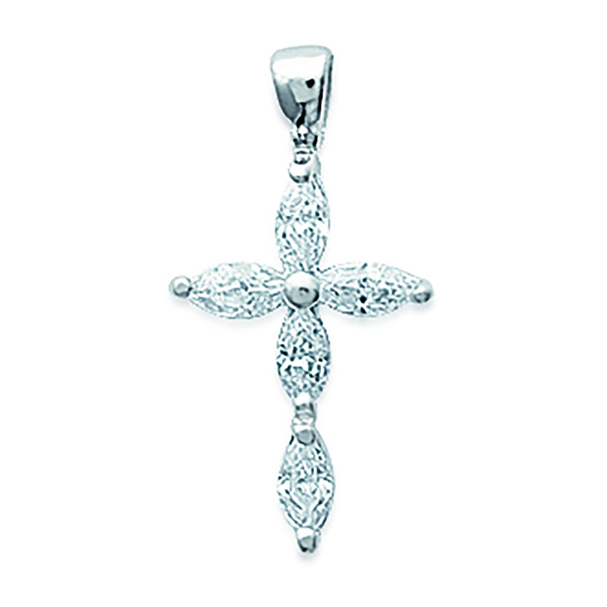 Pendentif Brillaxis croix empierré