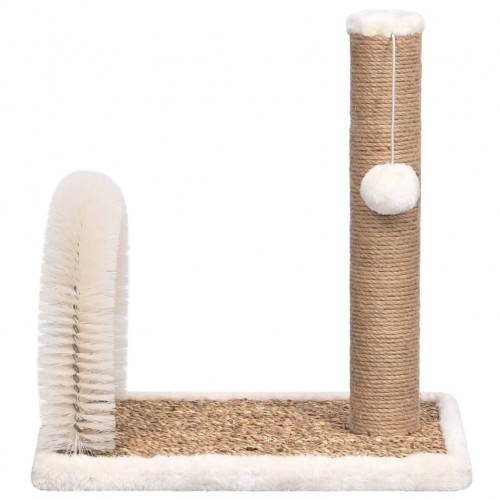 Arranhador para Gatos vidaXL com Arco de Escova, Marrom