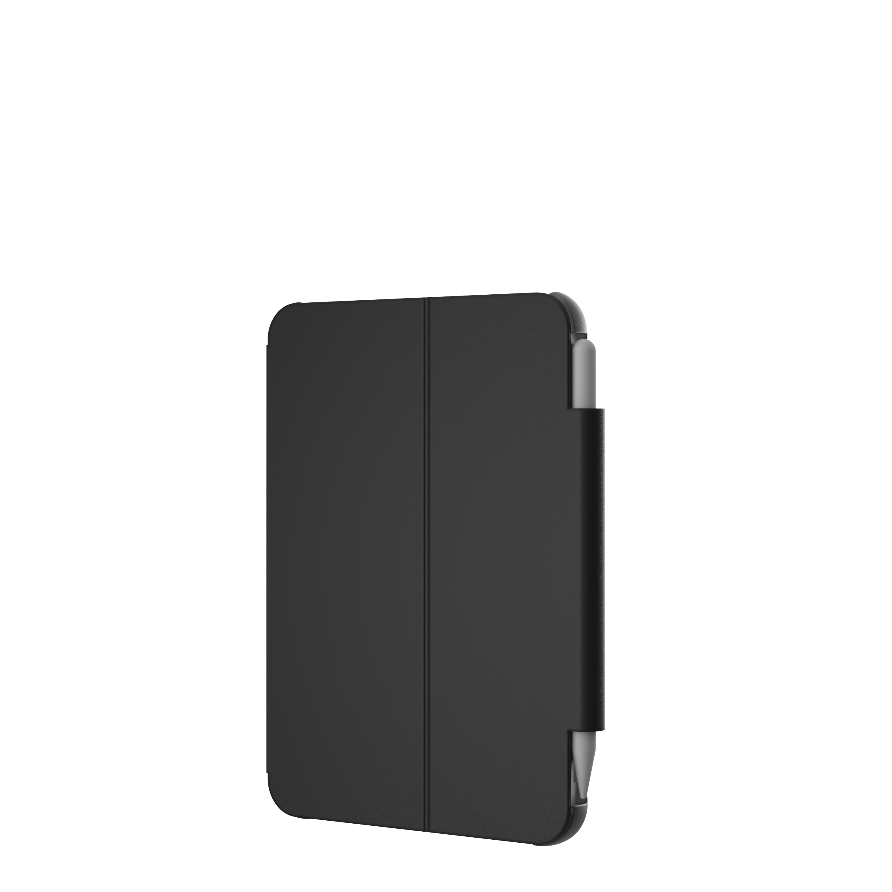 iPad Mini 7 (2024) / Mini 6 (2021) Schutzhülle Plyo Case (123282114043) - Transparent / Schwarz (Ice)