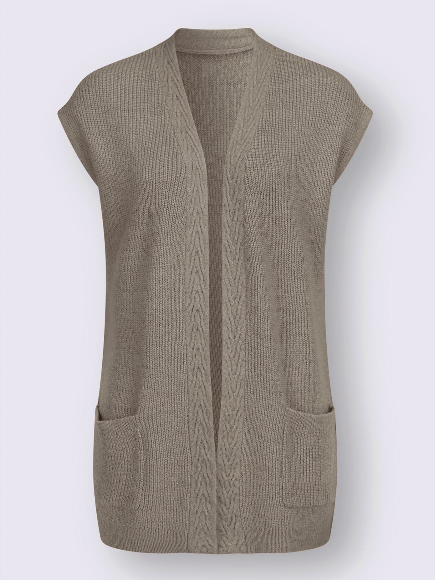 Gilet en tricot qualité ultra-douce