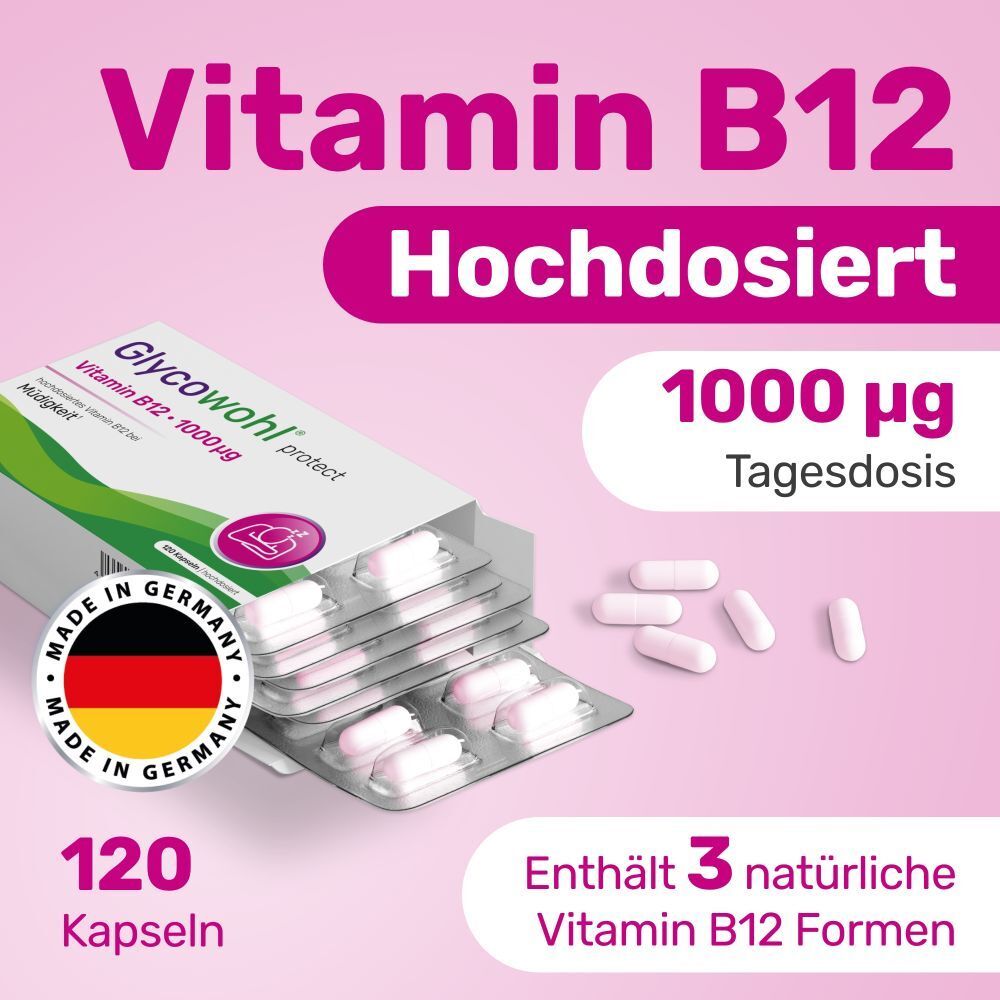 GLYCOWOHL® Vitamin B12 1000 μg bei Müdigkeit und Erschöpfung