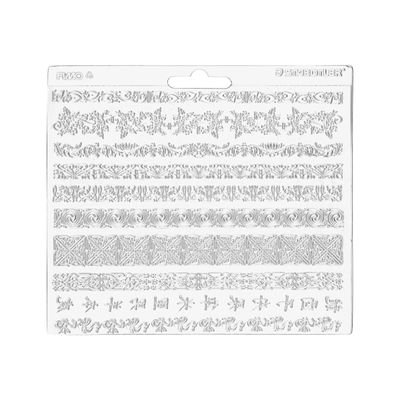 FIMO - Plaque de texture - Motif Ornement