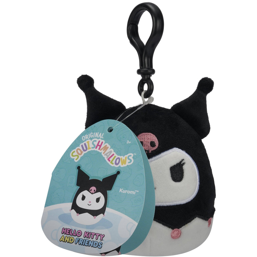 Køb Squishmallows 9 Cm Clip-on Hello Kitty And Friends Kuromi