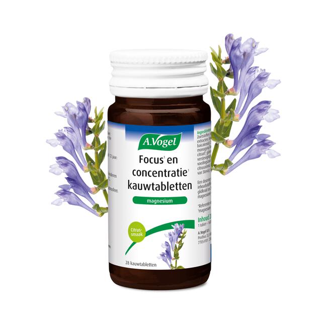 A.Vogel Focus en Concentratie Magnesium Kauwtabletten 28 stuks