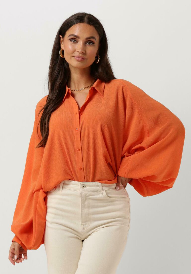 ANOTHER LABEL oranje another label blouse bobby shirt l/s