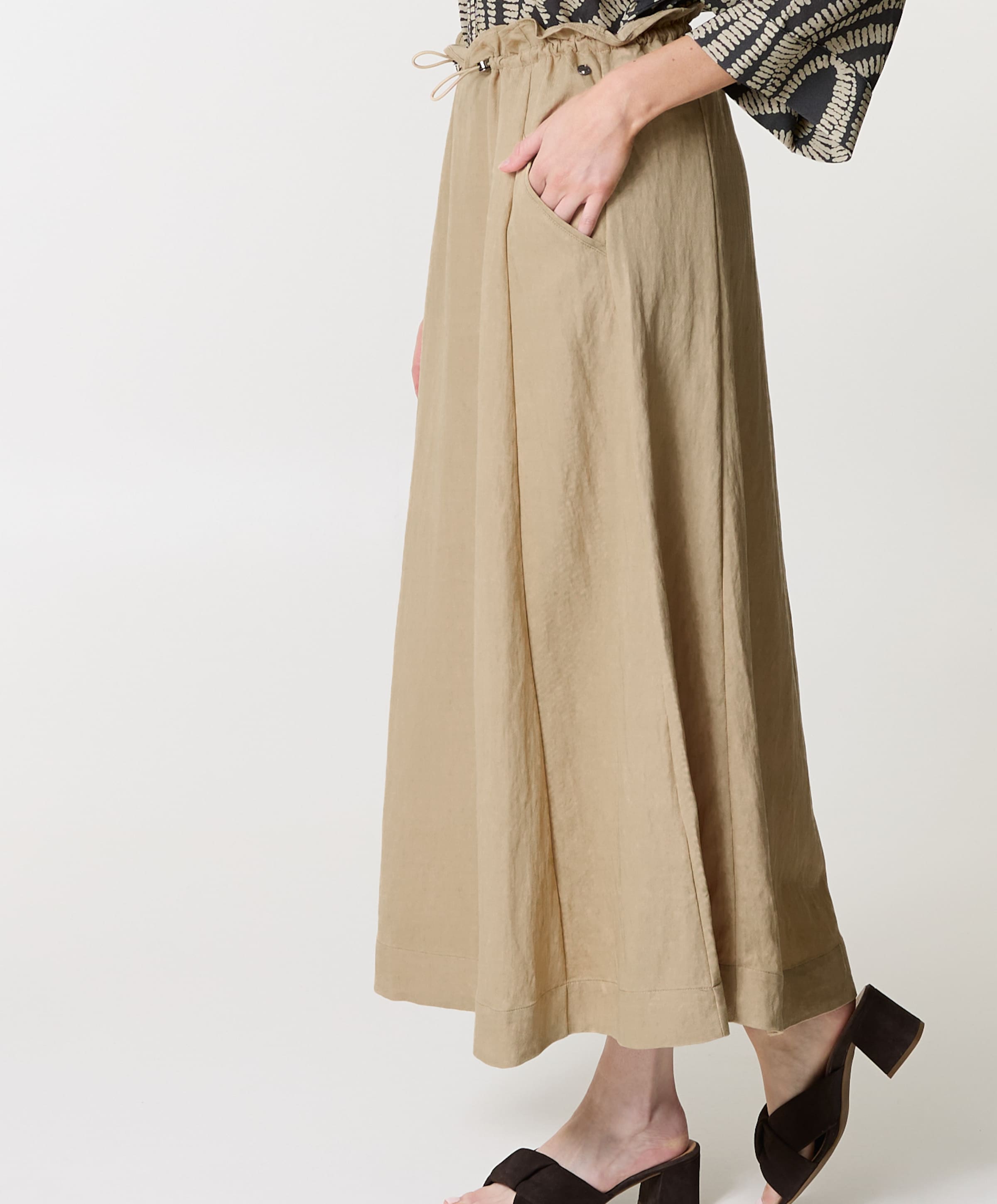 Poools Dames rok beige