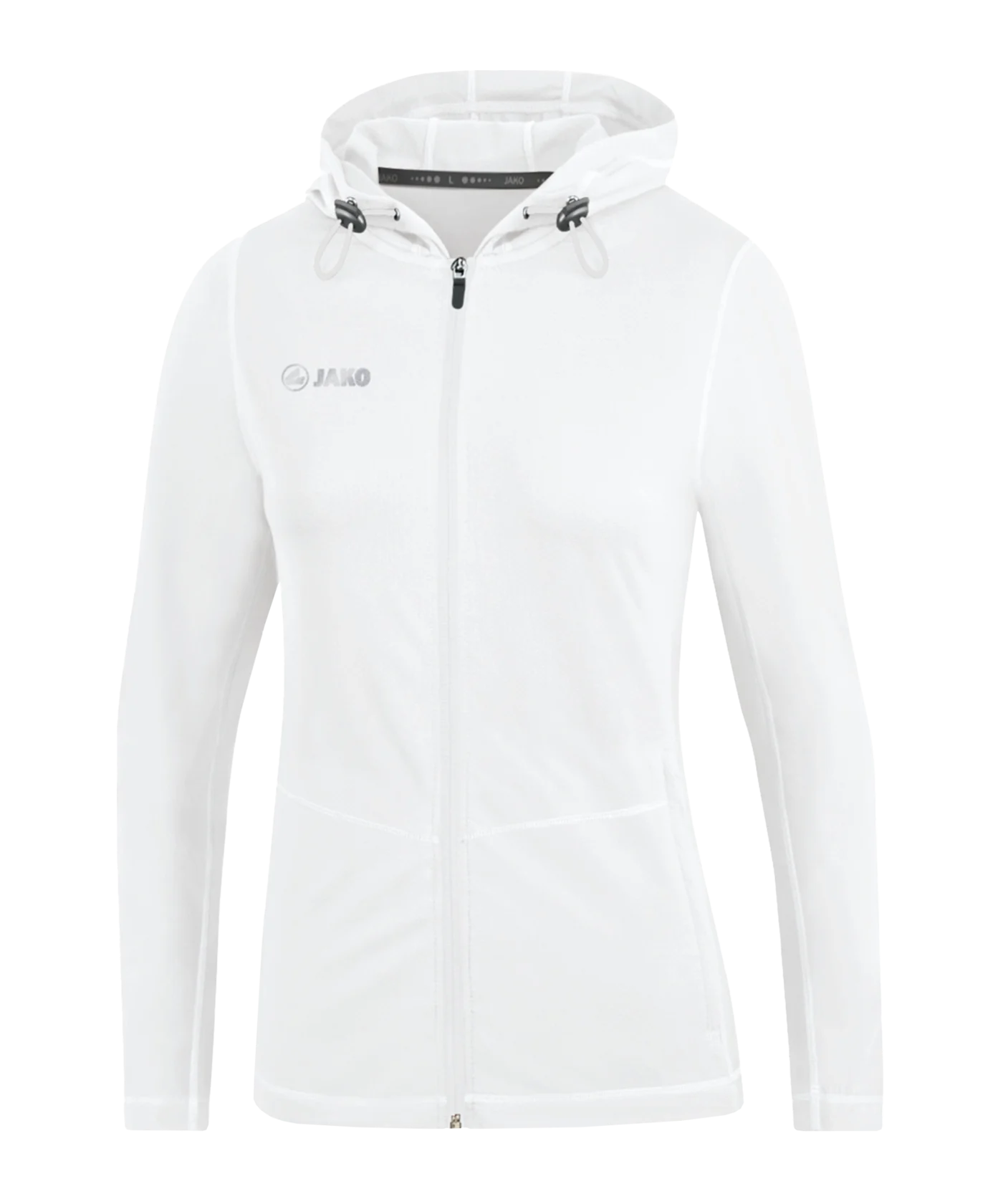 JAKO Run 2.0 Kapuzenjacke Damen Weiss F00
