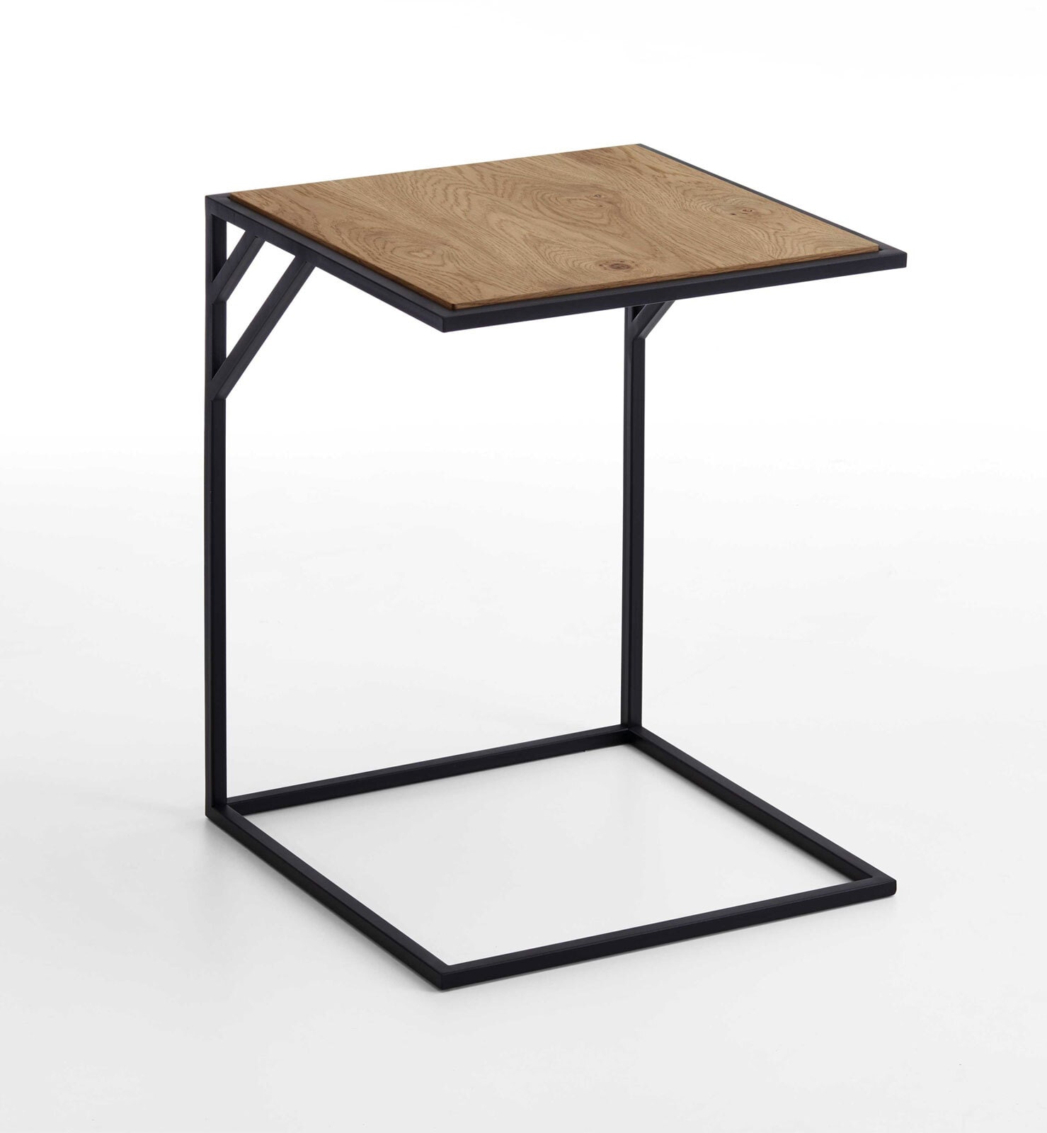 vito Beistelltisch KALIA 43 x 43 cm Platte Asteiche furniert