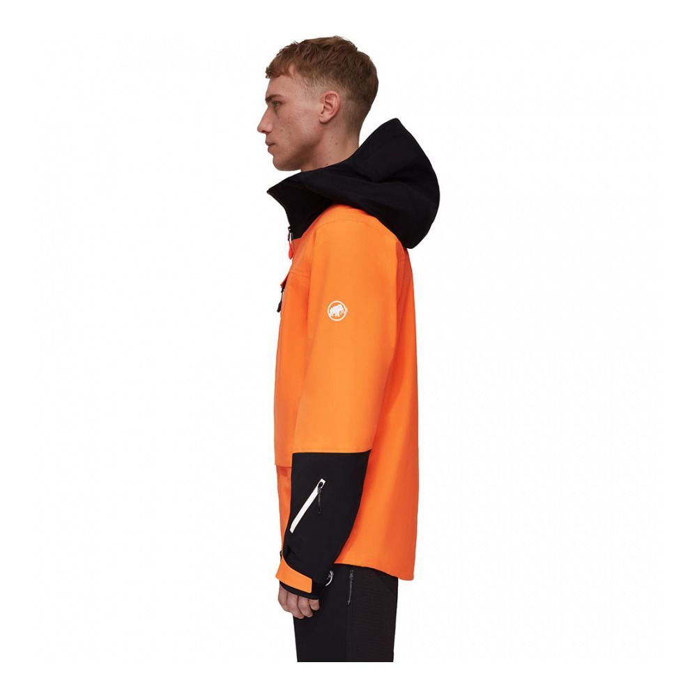 Mammut HALDIGRAT AIR HS - Veste Homme tangerine/black