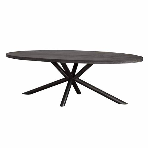 Eettafel Selva ovaal 240 zwart