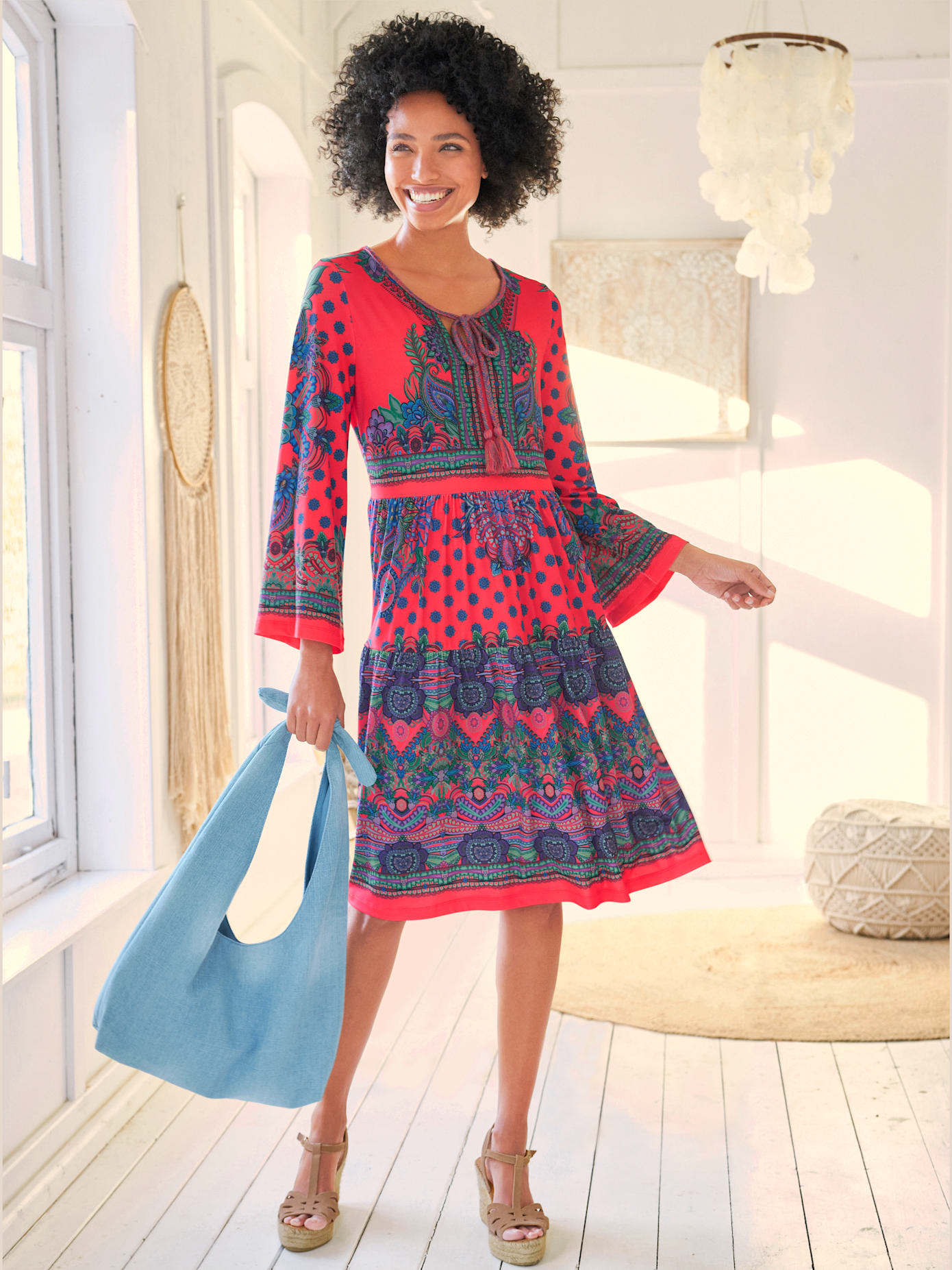 Robe imprimée motif original