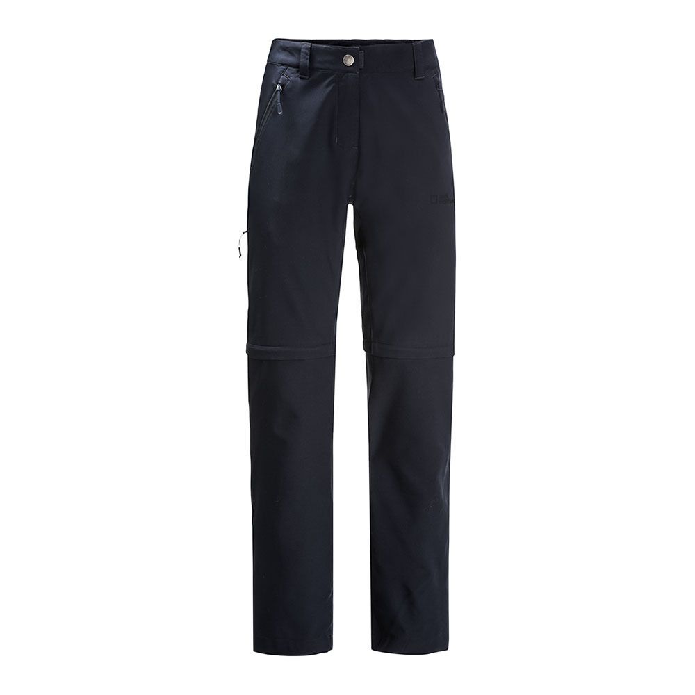 Jack Wolfskin ACTIVE TRACK ZIP OFF - Pantalon Femme night blue