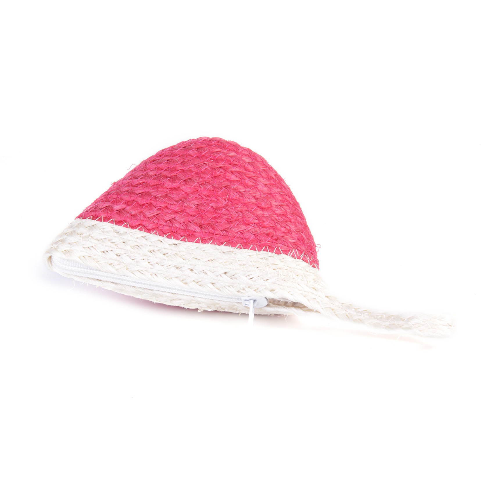 Geldbörse, mit Reißverschluss, pink/weiß, B 10 cm, H 7 cm günstig bestellen