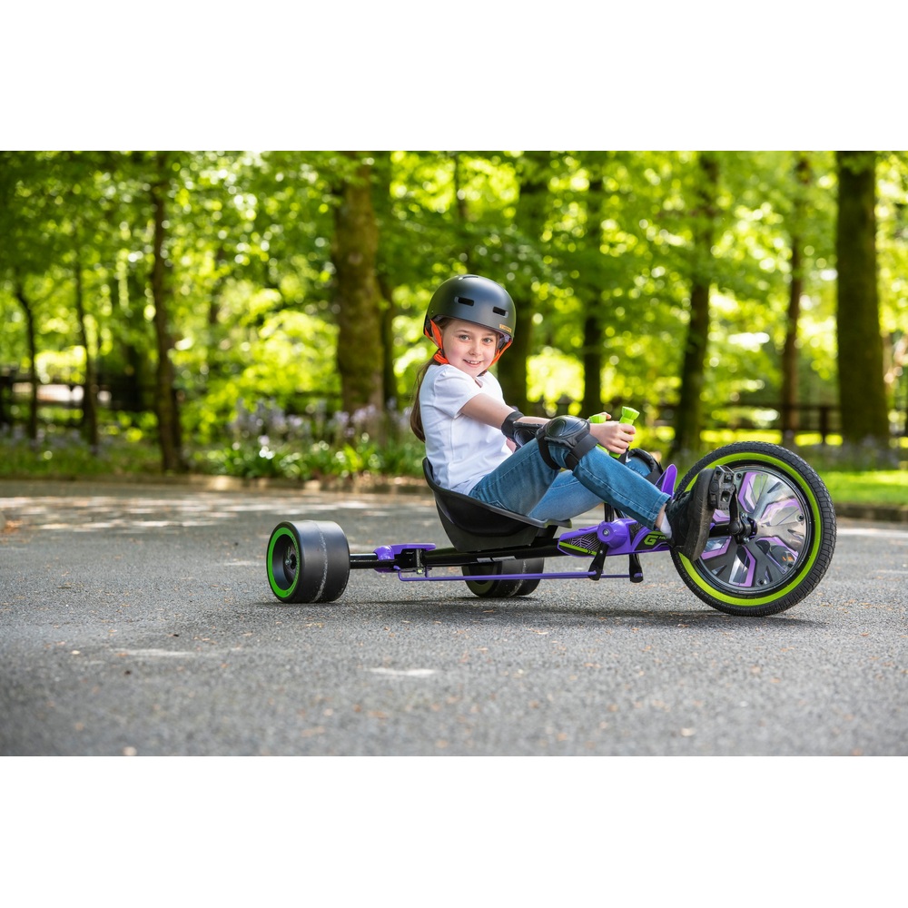 Huffy 16 Zoll Grünes Maschinen-Lila-Dreirad