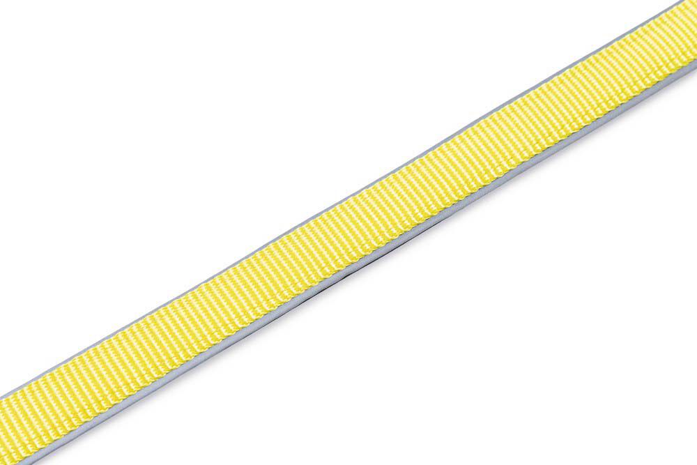 Beeztees Parinca Premium LED - Veiligheidsriem Hond - geel - 2 cm - 150 cm
