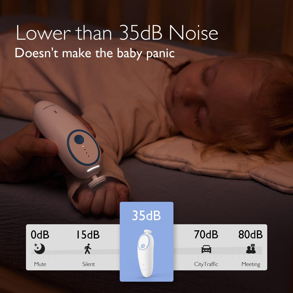Køb Momcozy Elektrisk Baby Neglefil - Low Noise