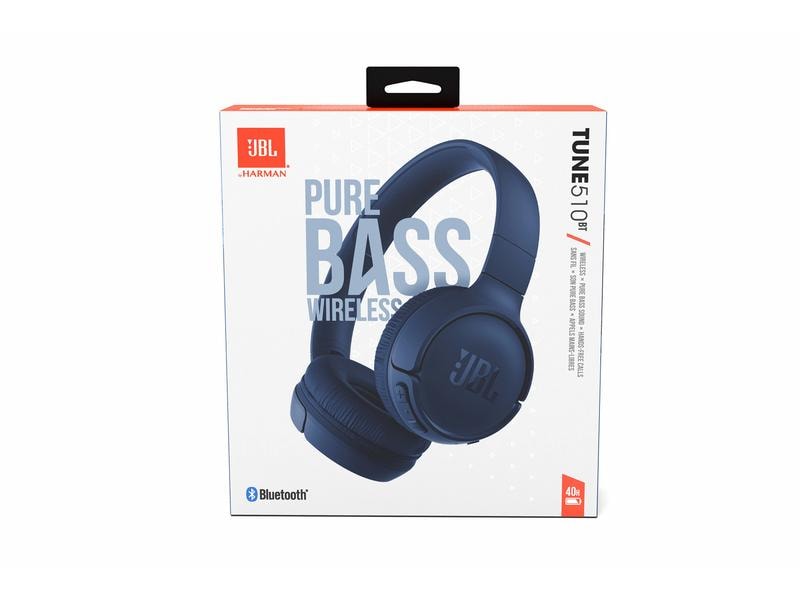 JBL Wireless On-Ear-Kopfhörer TUNE 510 BT Blau Kabelloser On-Ear-Kopfhörer