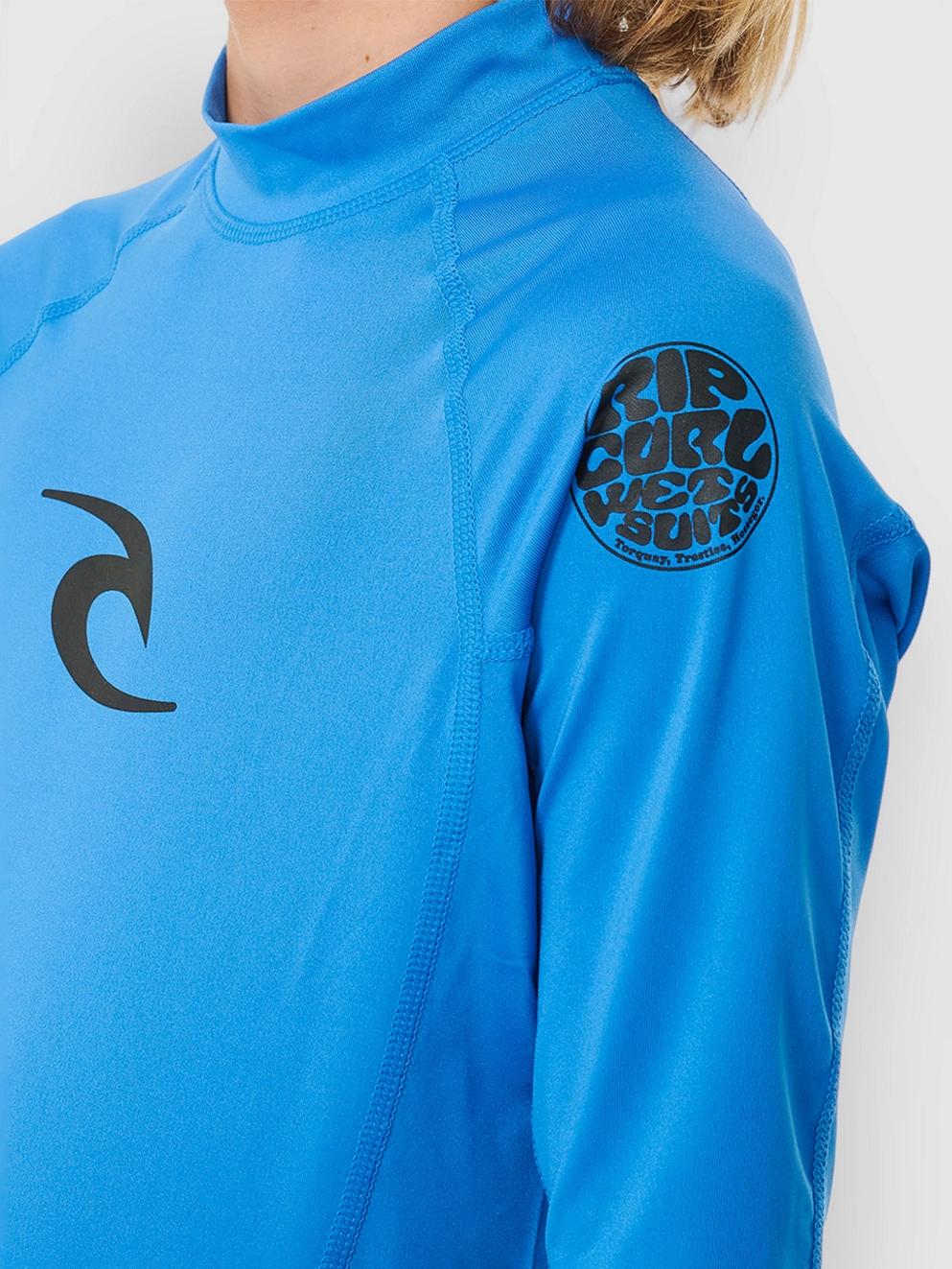 Rip Curl Brand Wave Upf Kids Lycra blue gum