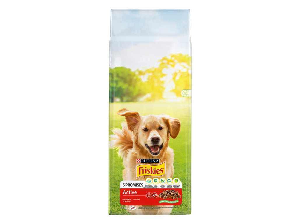 RAÇÃO PARA CÃO FRISKIES ACTIVE 14KG