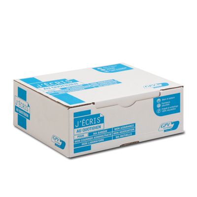 GPV - boîte de 500 enveloppes blanches - DL 110x220 90 g/m² - bande de protection