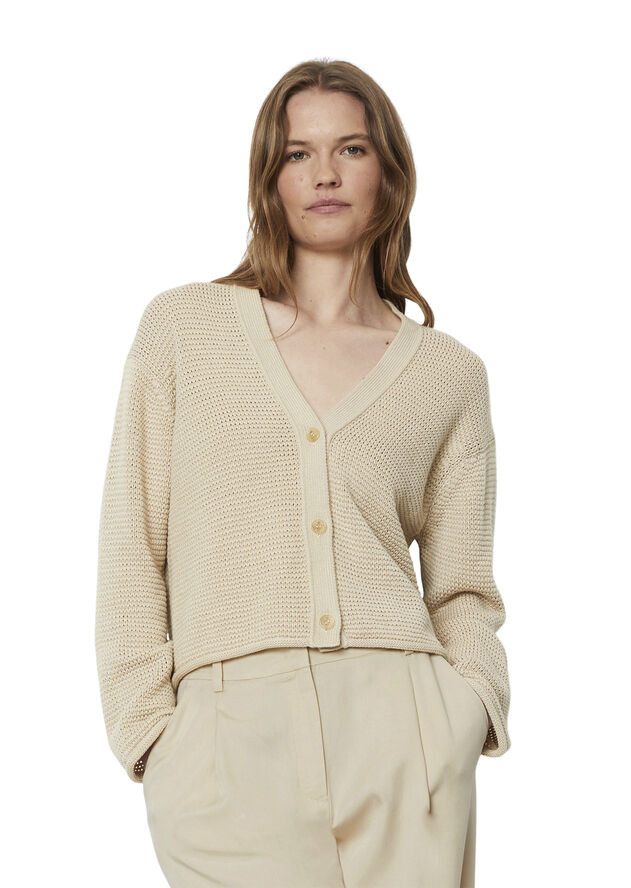 Marc O’Polo Cardigan, longsleeve, v-neck Dusty field