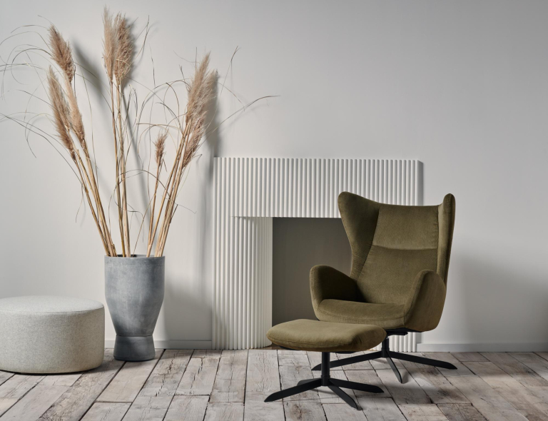 Bolia Solo voetenbank tone in tone Grey / Memory Grey White