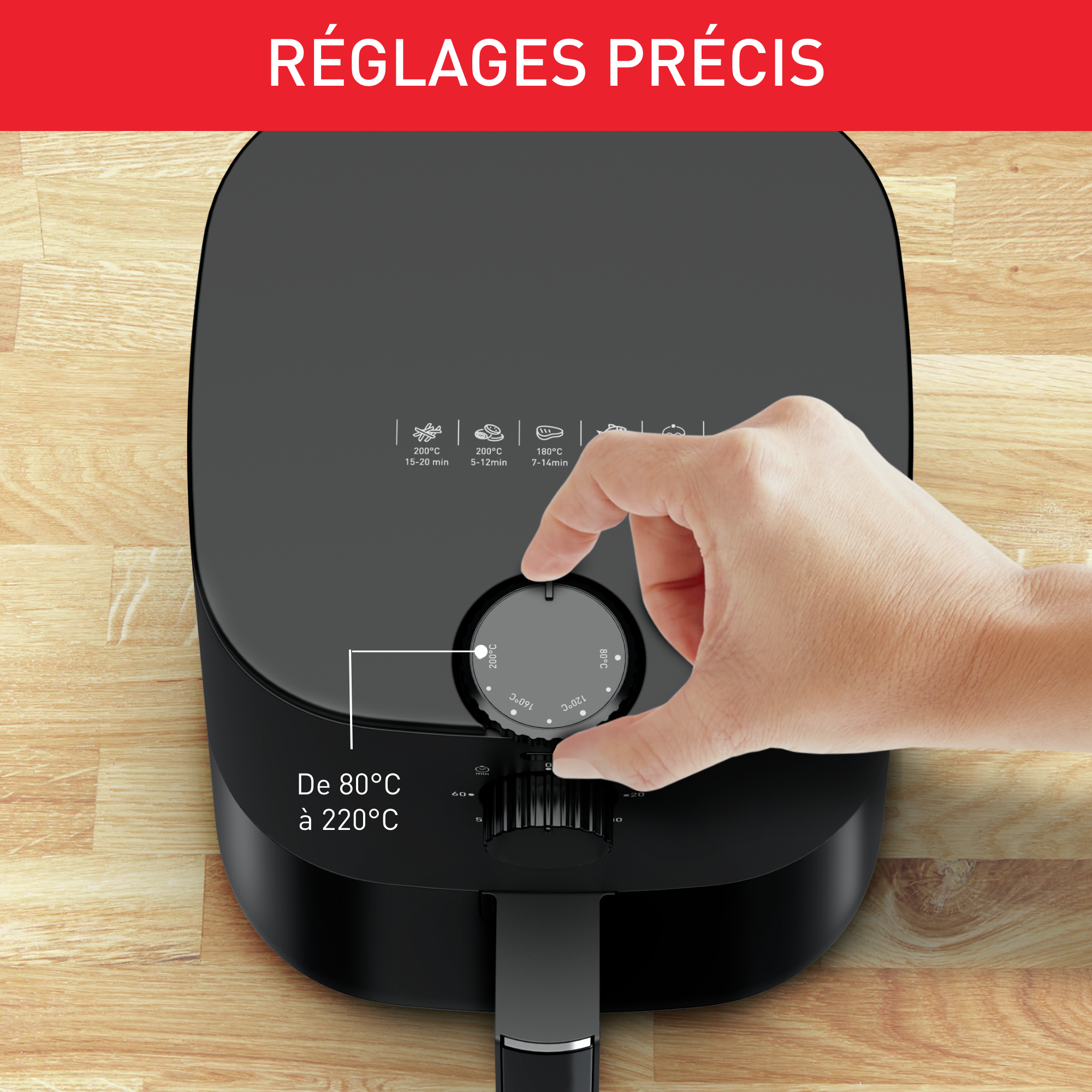 FRITEUSE SANS HUILE EASY FRY ESSENTIAL AIR FRYER
