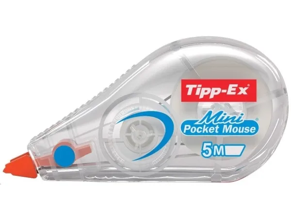 Tipp-Ex Mini Pocket Mouse - Korrektionsrulle - 5 mm x 5 m - gennemsigtig (pakke med 10)