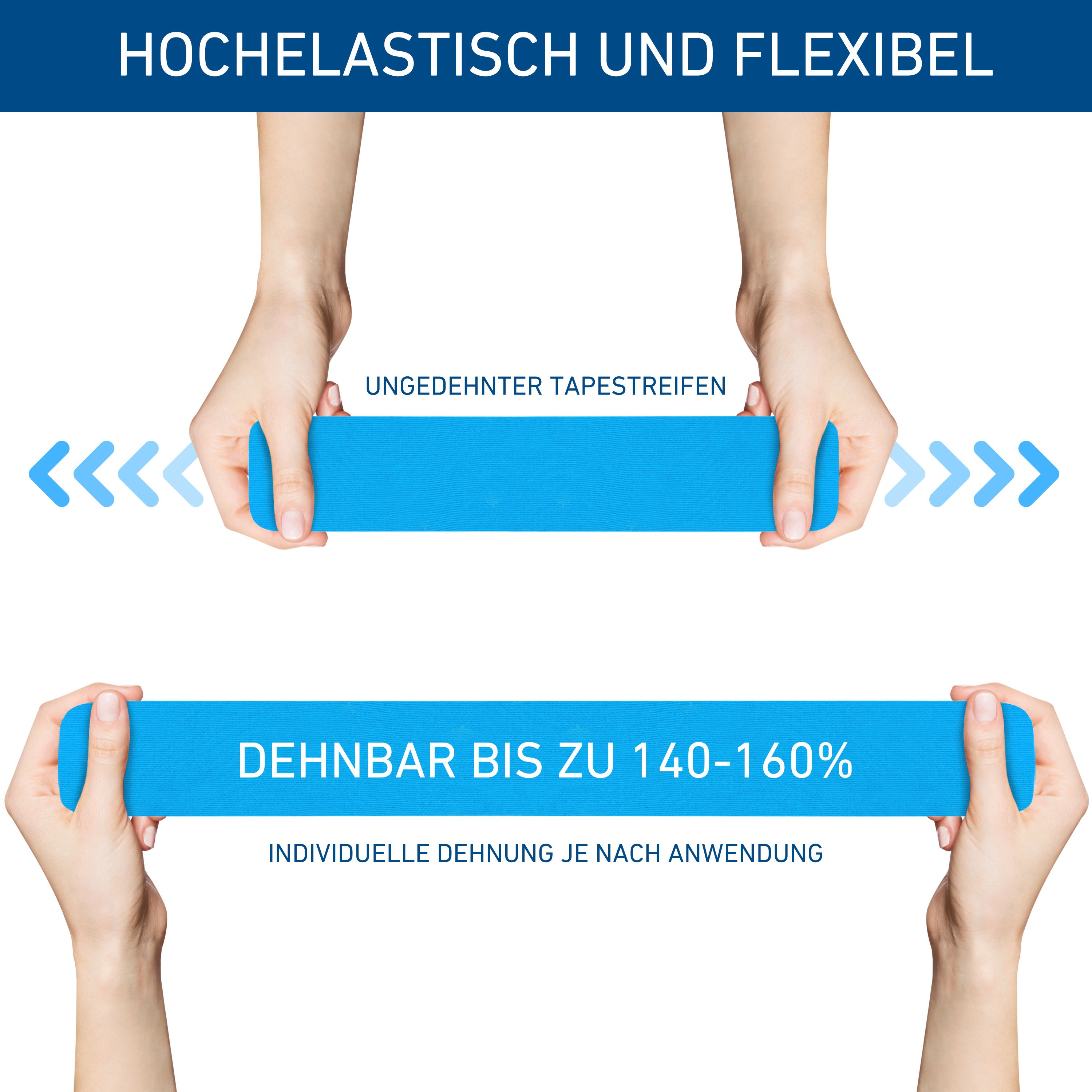 axion® Kinesio Tape Rolle GRÜN – 500 x 5 cm
