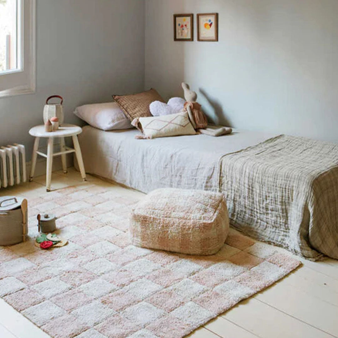 Lorena canals vloerkleed tegels - rose - 120x160 cm
