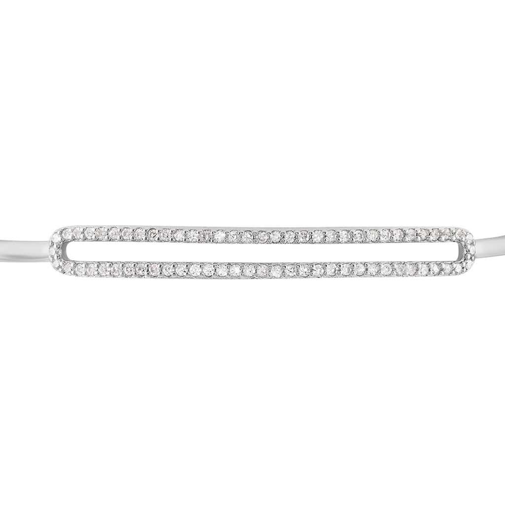 Collier Havoise Argent Blanc Oxyde De Zirconium