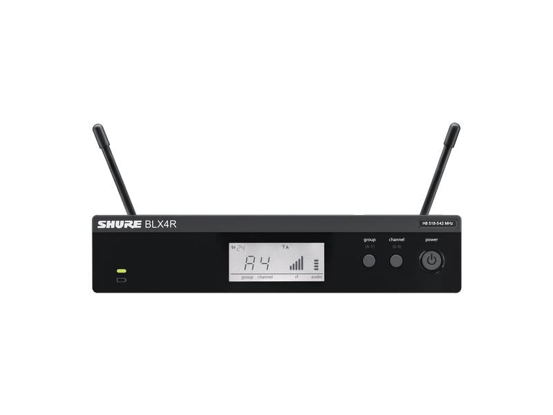 Shure Drahtlossystem BLX24RE/SM58-M17 Funksystem mit SM58 Mikrofon und Rackempfänger
