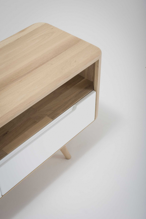 Gazzda Ena dressoir tv-meubel drie 135x42 naturel