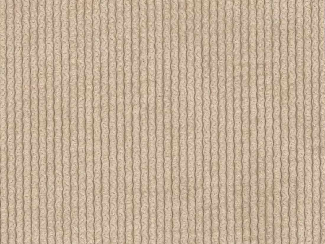 Canapé 3 places et fauteuil en tissu texturé beige POGNI de Maison Céphy