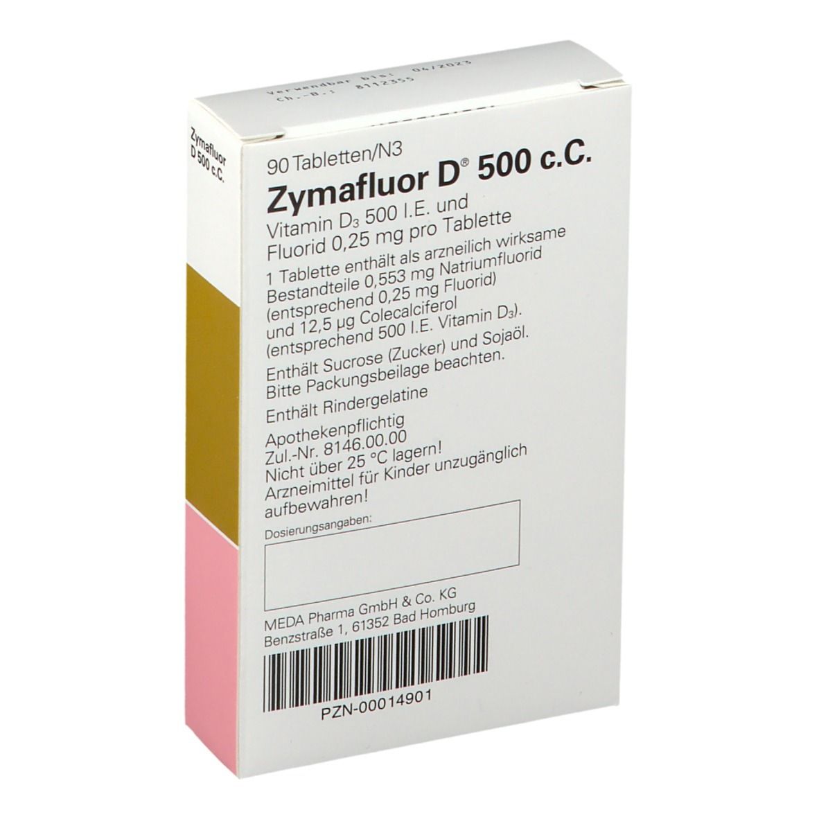 Zymafluor®  D 500 c.C. Tabletten (Lactosefrei)
