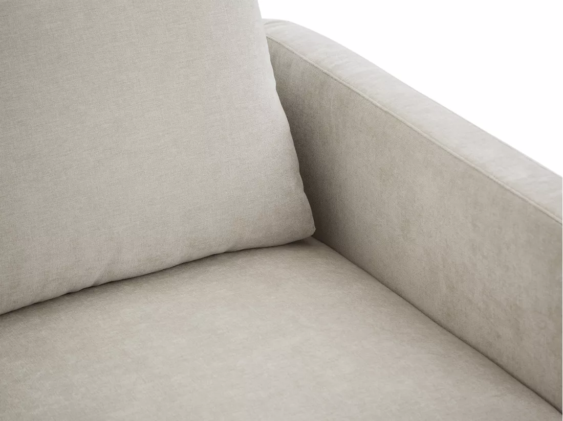 Canapé 3 places en tissu beige DORMATI
