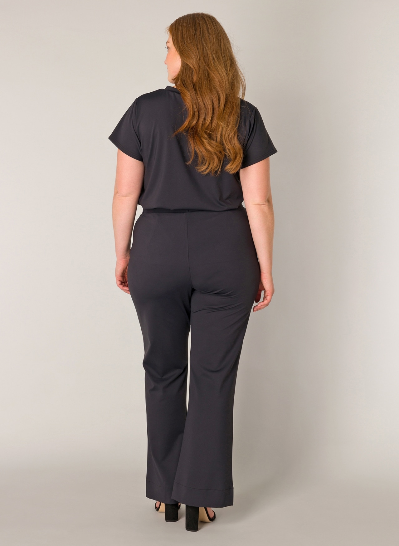 Base Level Curvy Stoffhose »Lori«  Sommerhose mit Stetch und leichtem Schlag
