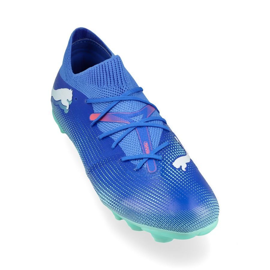 PUMA Future 7 Match FG/AG Formula - Bleu/Blanc/Bleu Enfant