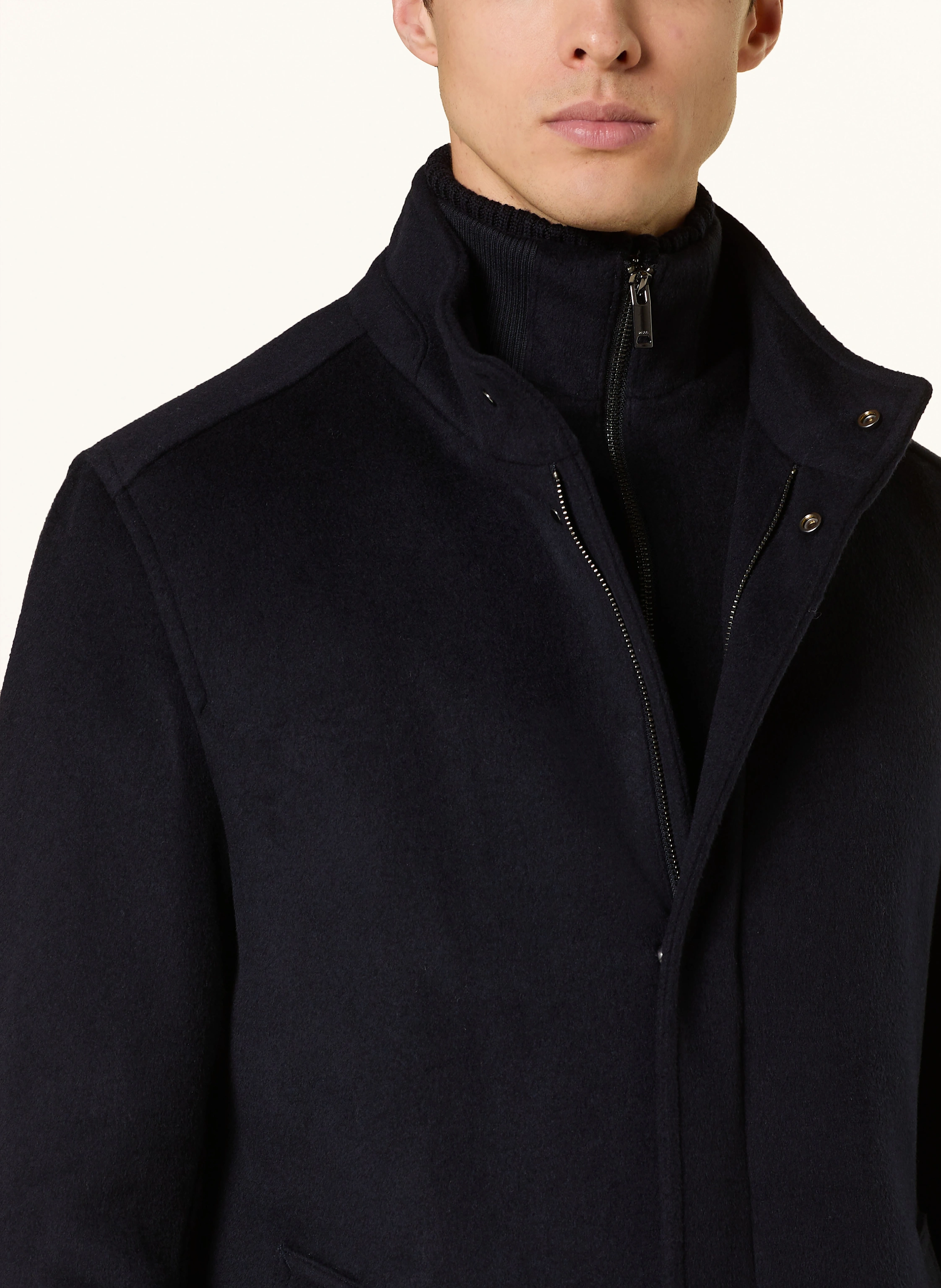 REISS Mantel ALCANTAR mit herausnehmbarer Blende
