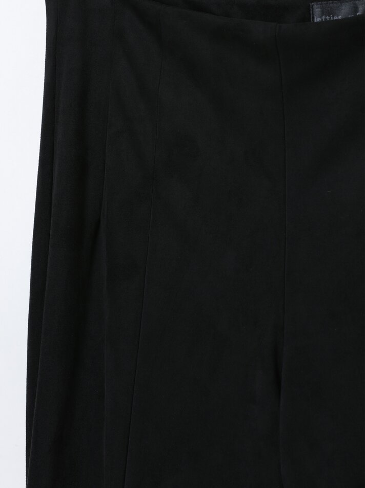 Calça jegging de camurça - Preta