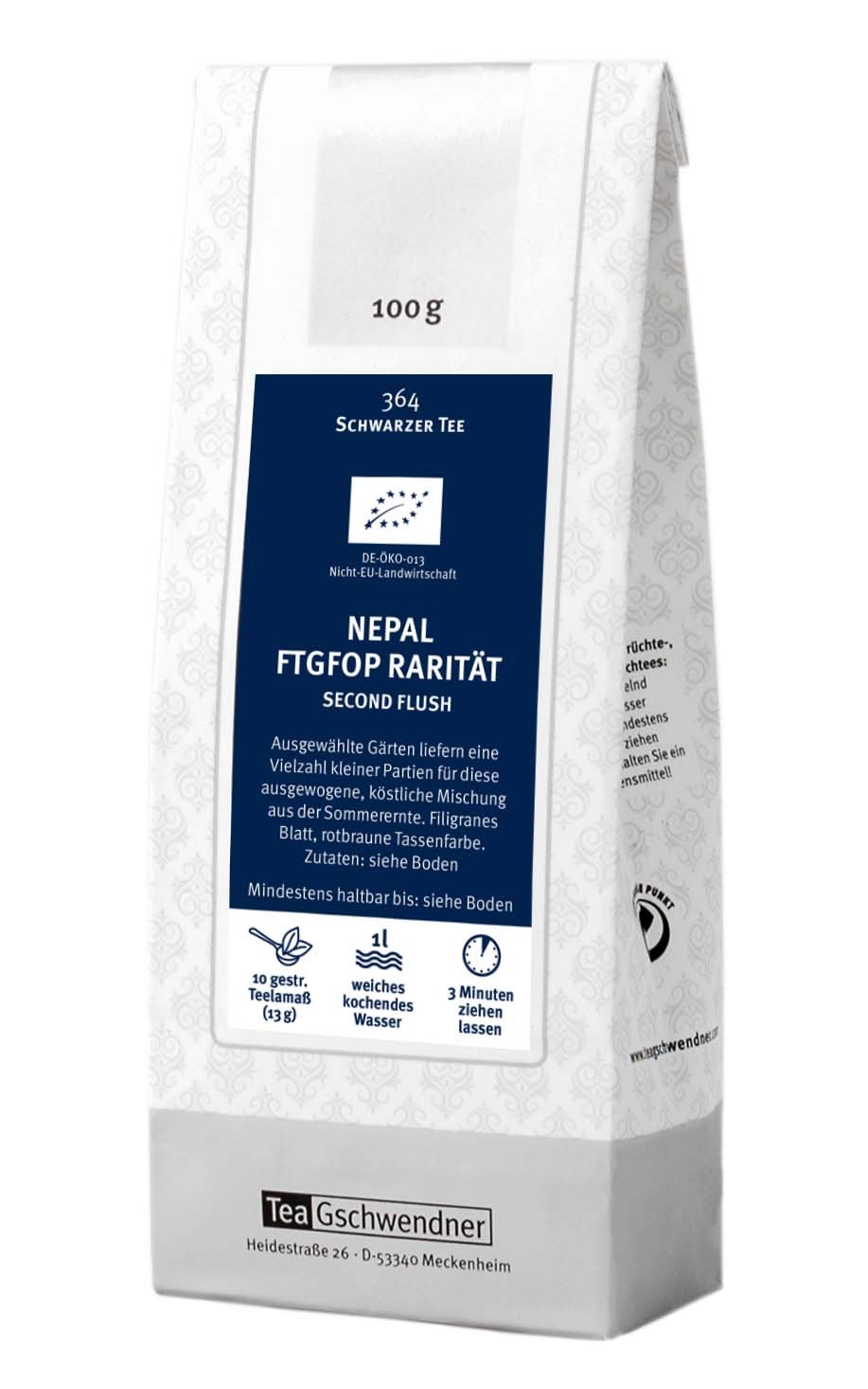 Nepal FTGFOP Rarität SF Bio