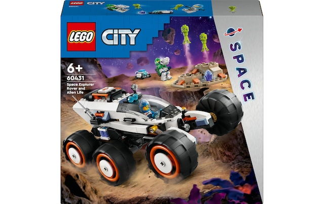 LEGO® Spielbausteine »Weltraum-Rover mit Ausserirdischen 60431«