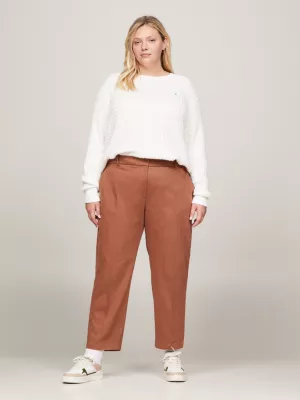 Calças chino Curve Essential Slim Fit de perna reta