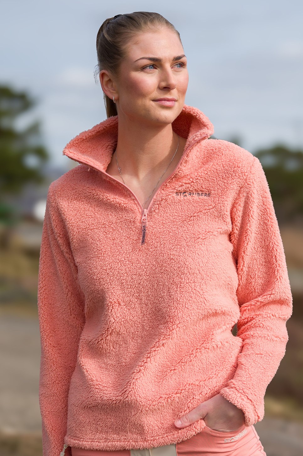 Stormberg Hamar sherpa Half Zip genser