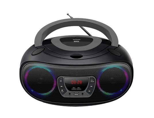 DENVER - Tcl-212bt grey lecteur de cd portable boombox. Radio fm. Blu...