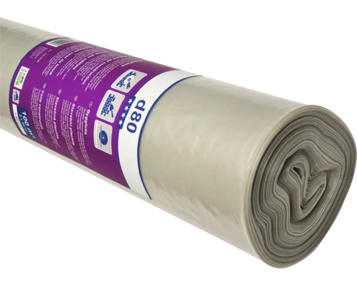 Bouwzeil d80 van gerecyclede folie 2 x 50 m